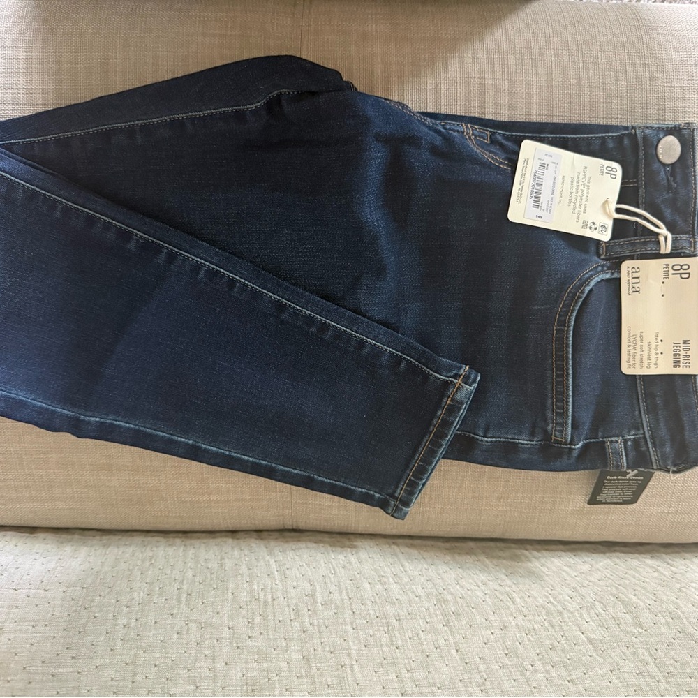 a.n.a Women's Dark Blue Skinny Jeans
